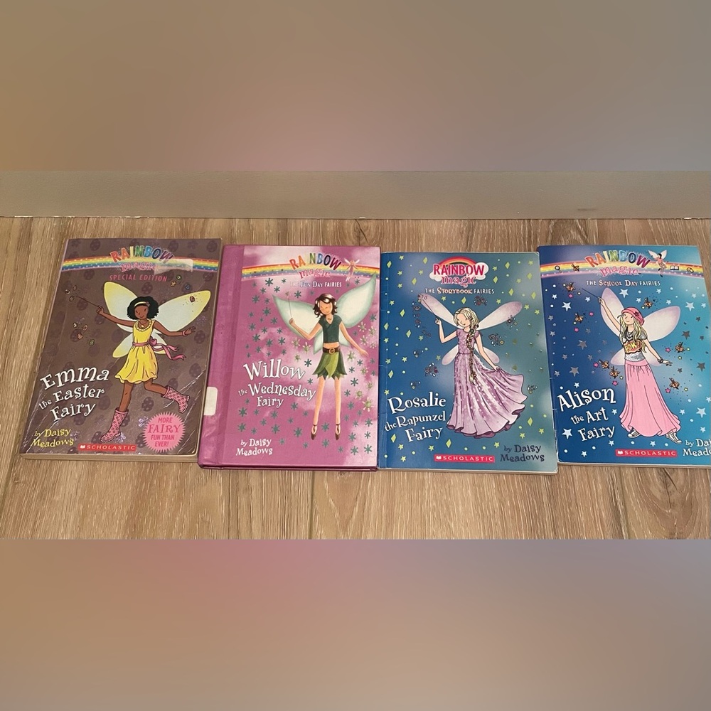4 Rainbow Magic Fairy books!